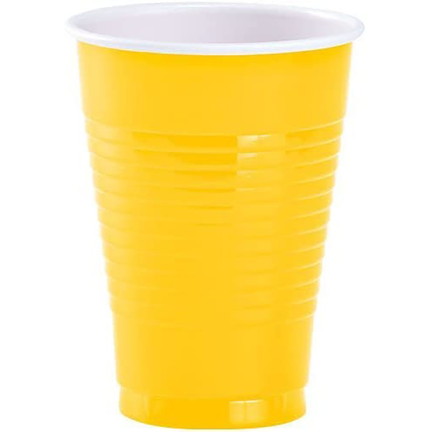 Sunshine Yellow Co-Ex Plastic Cup 12 oz