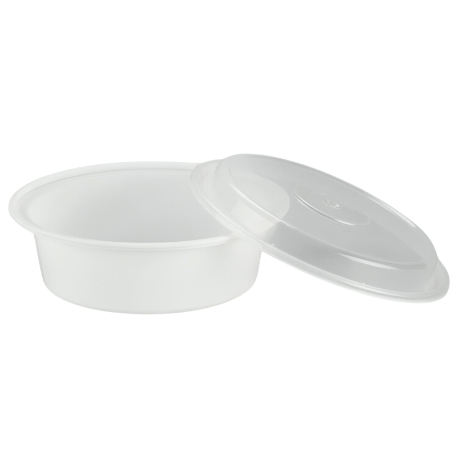 32oz Extra Strong Quality White round Disposable Meal Prep/ Bento Box Container - Image 3