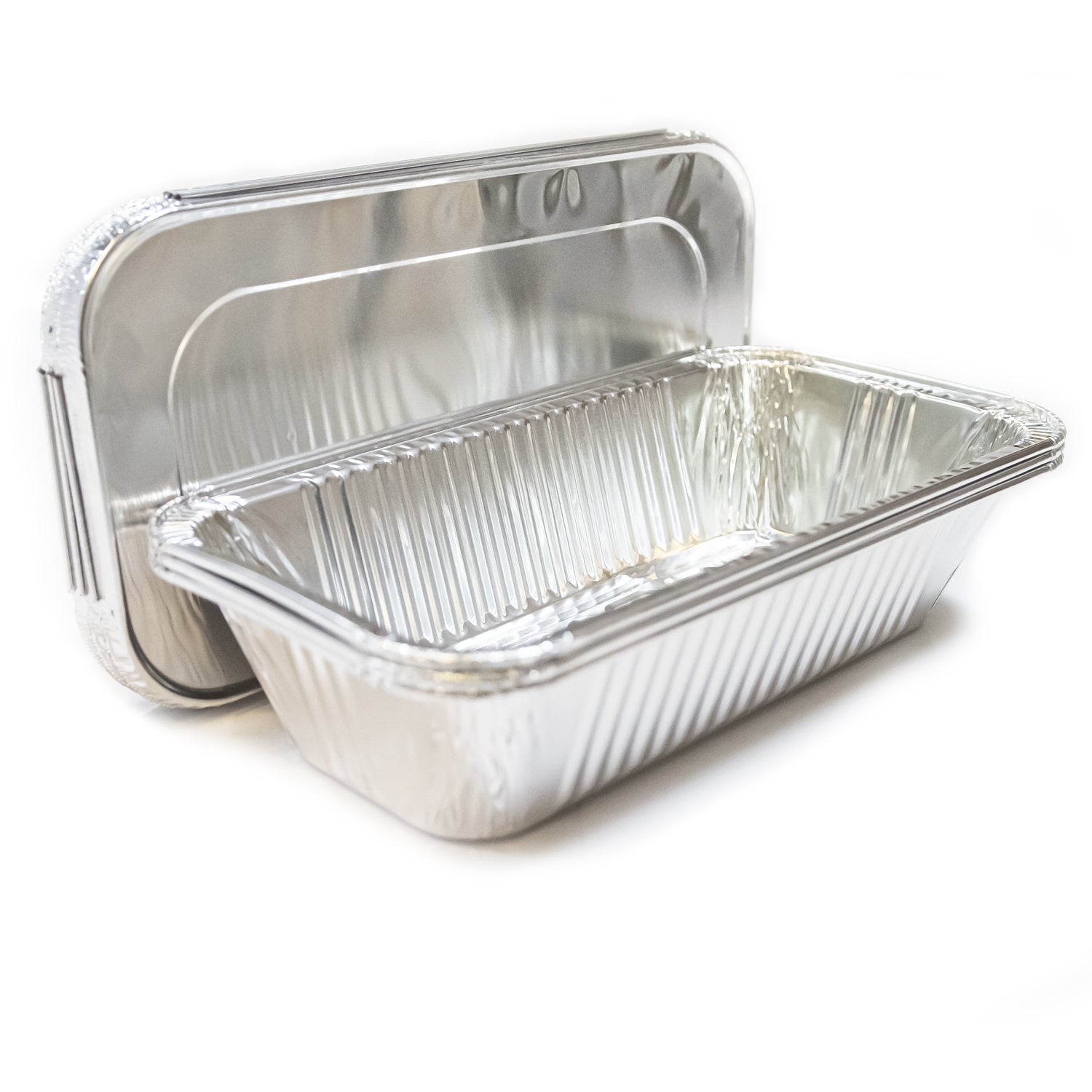 Disposable Aluminum 5LB Loaf Pans Chafing Dish Buffet Party Set with Handy Lighter 20 Pc - Image 9