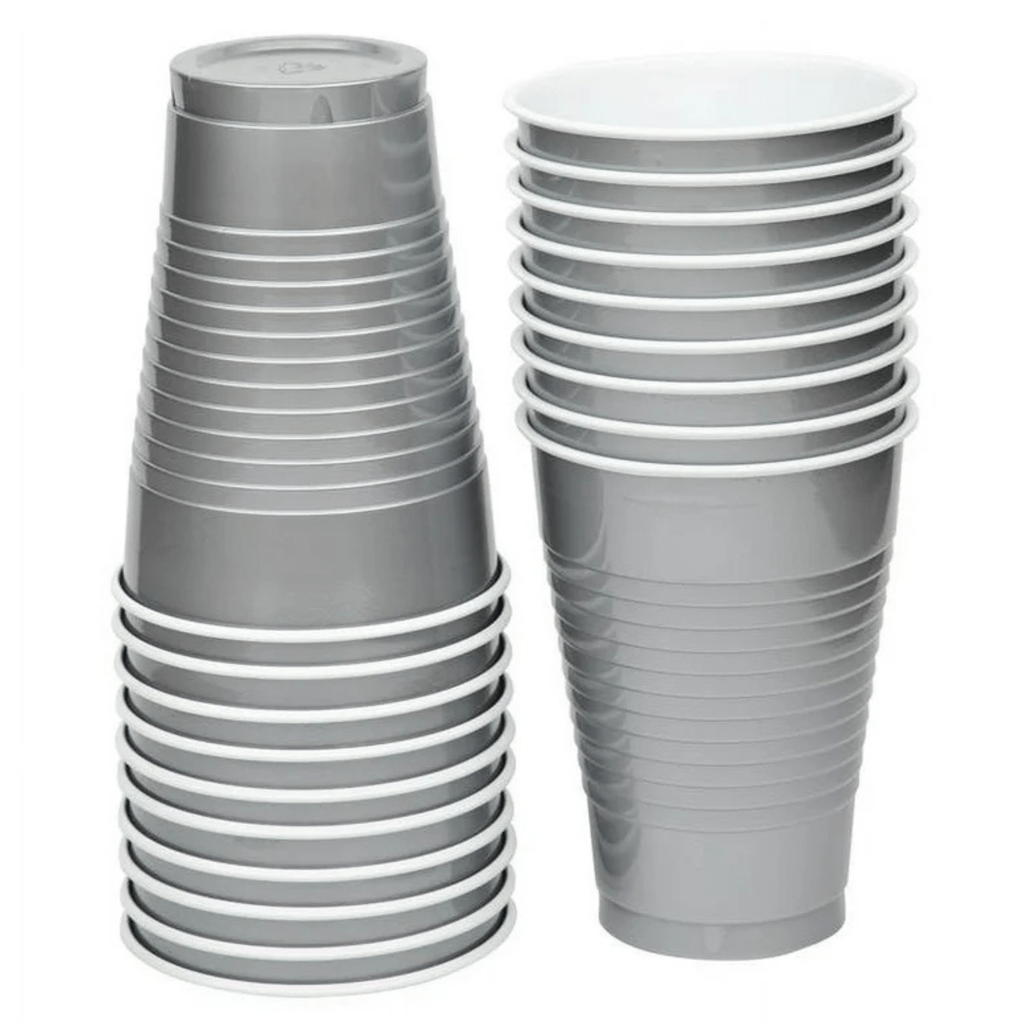 Hanna K. Signature Plastic Cups Silver 9 oz - Image 3