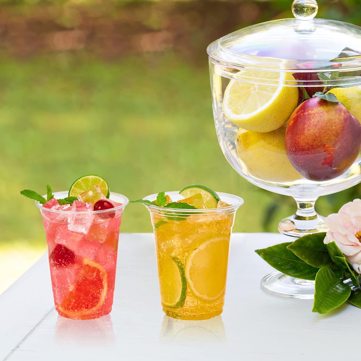 Translucent Plastic Cup 12 oz - Image 5