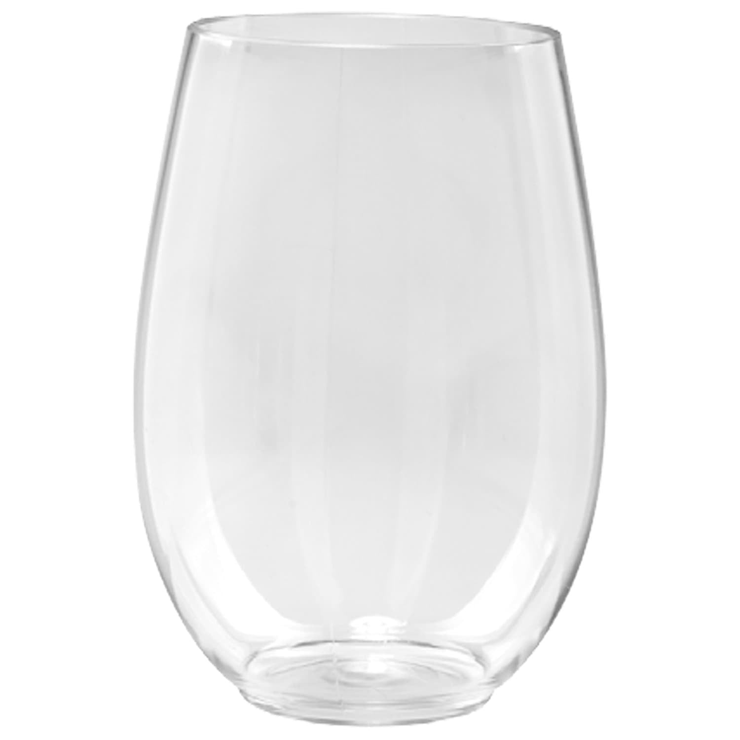 Lillian Tablesettings Plastic Wine Glasses Stemless Tumbler 5.5 oz