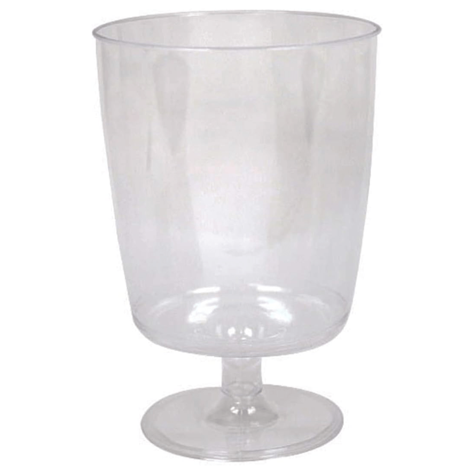 Hanna K. Signature Elegant Plastic Wine Glasses Footed 8 oz