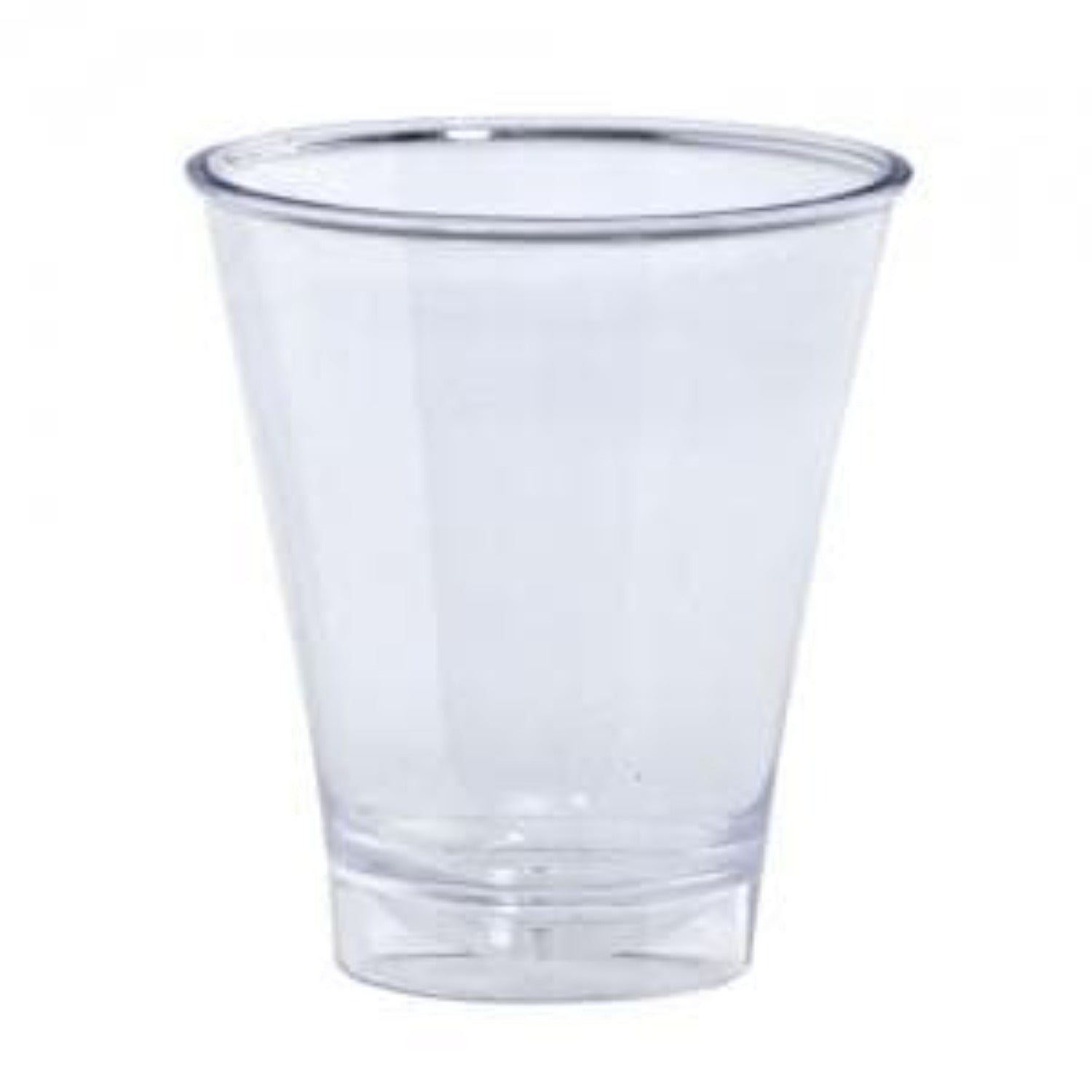Clear XTRA HEAVY WEIGHT Plastic Double Shot Cup 5 oz