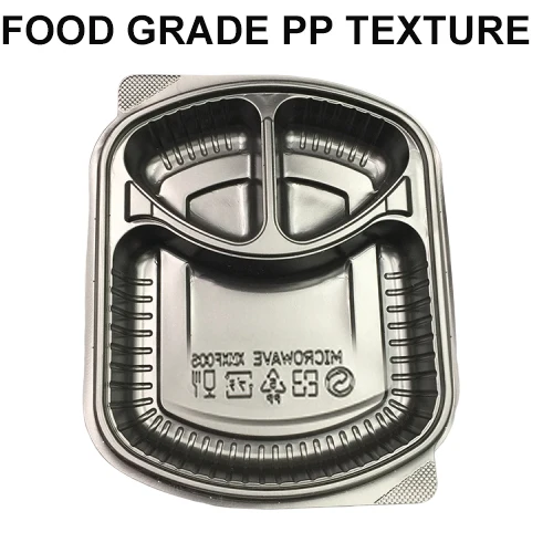 Microwave-Use Plastic Takeaway Food Tray PP Recyclable Lunch Food Container - Image 5