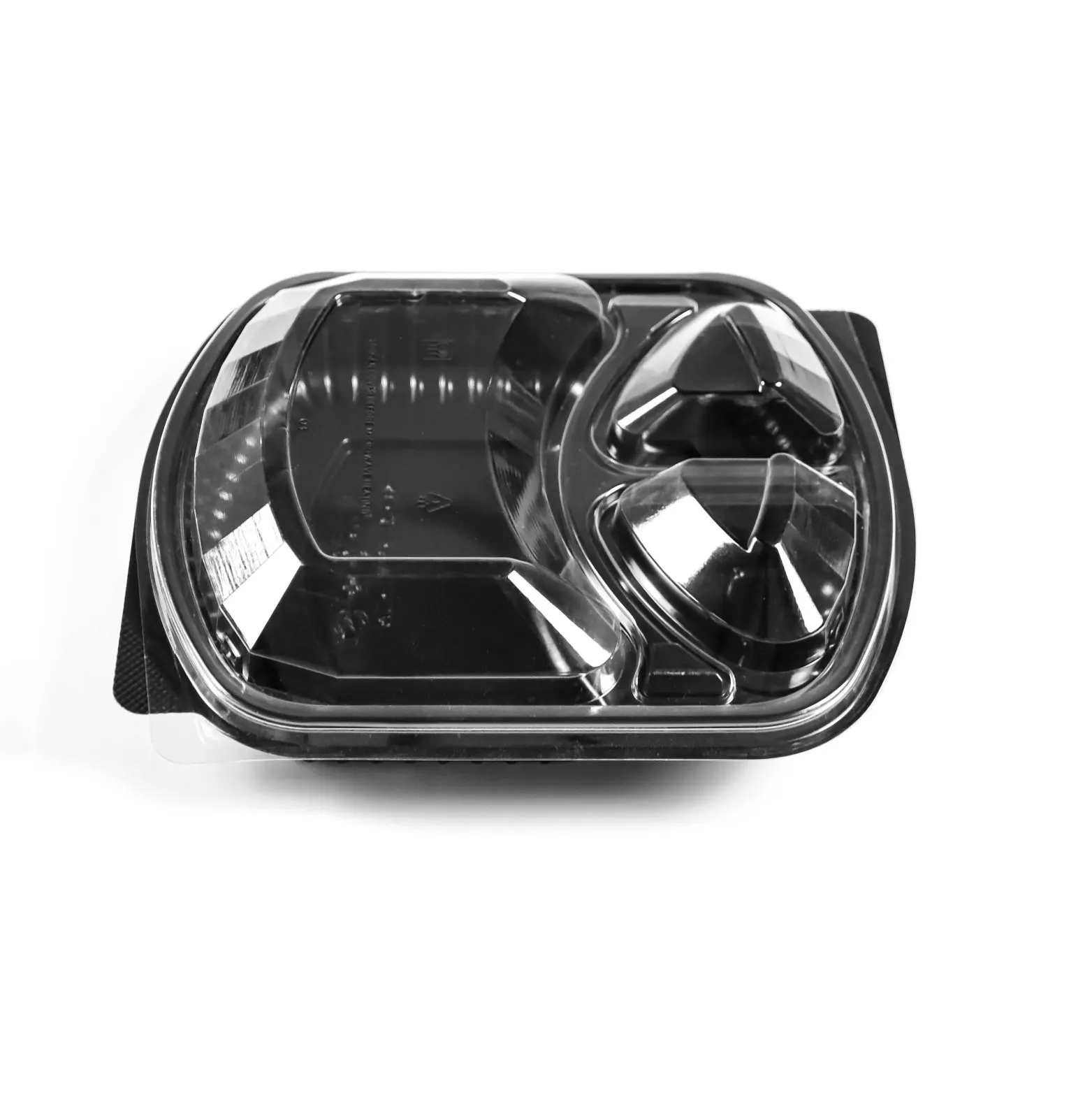 Microwave-Use Plastic Takeaway Food Tray PP Recyclable Lunch Food Container - Image 2