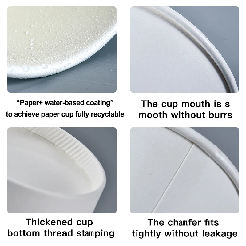 Custom Biodegradable to Go Airline Disposable Kraft Ripple Double Wall Paper Tea Coffee Coffe Dispos Cup with Lid - Image 4