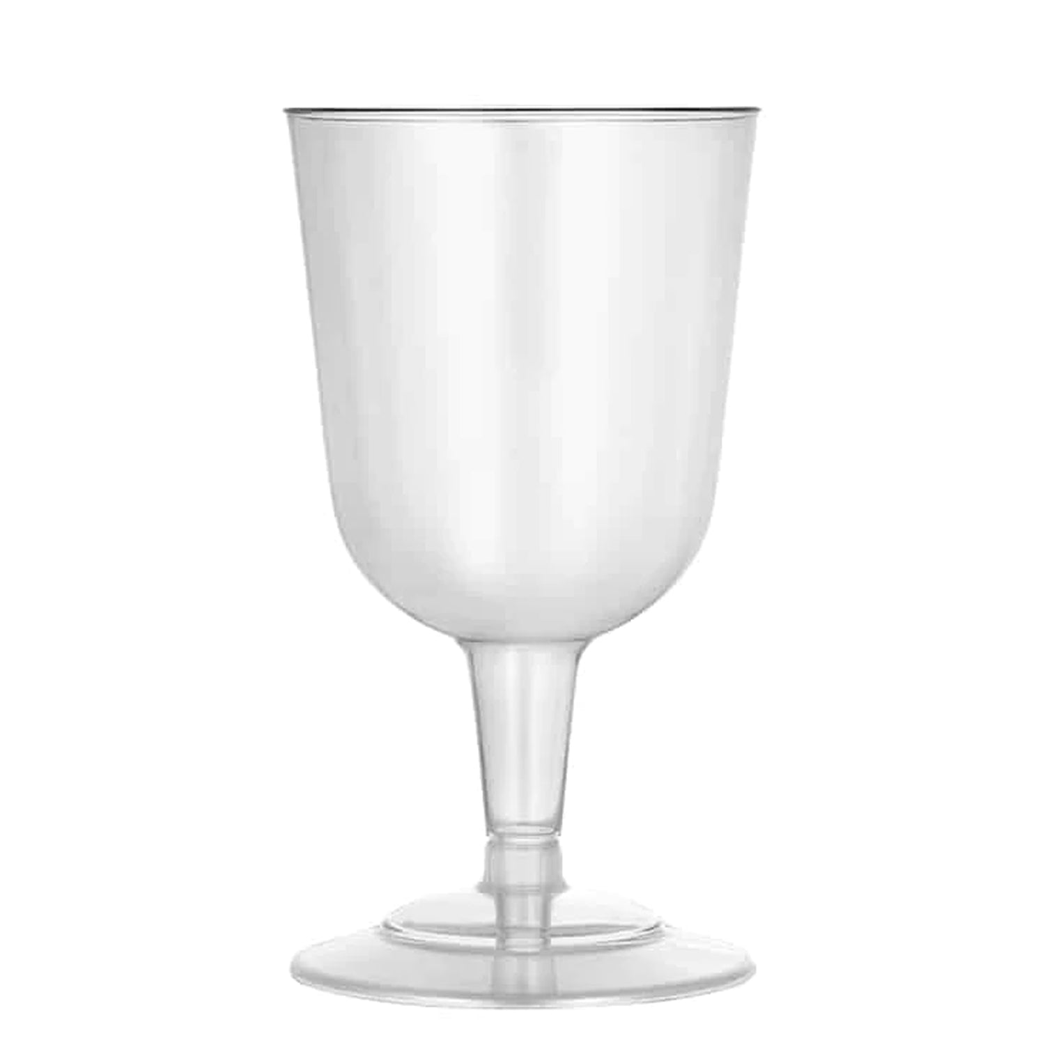 Hanna K. Signature Premium Heavy Weight Plastic Clear Wine Glasses 5oz