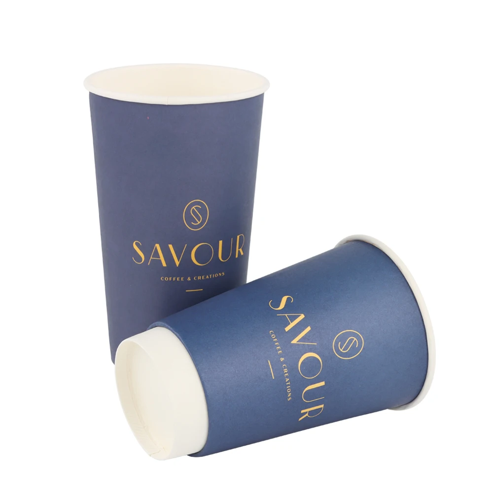 Disposable Wholesale Colorful Custom Logo Printed Pe Coated Kraft Hot Drink Double Wall Paper Coffee Cups for Hot Drink - Image 6