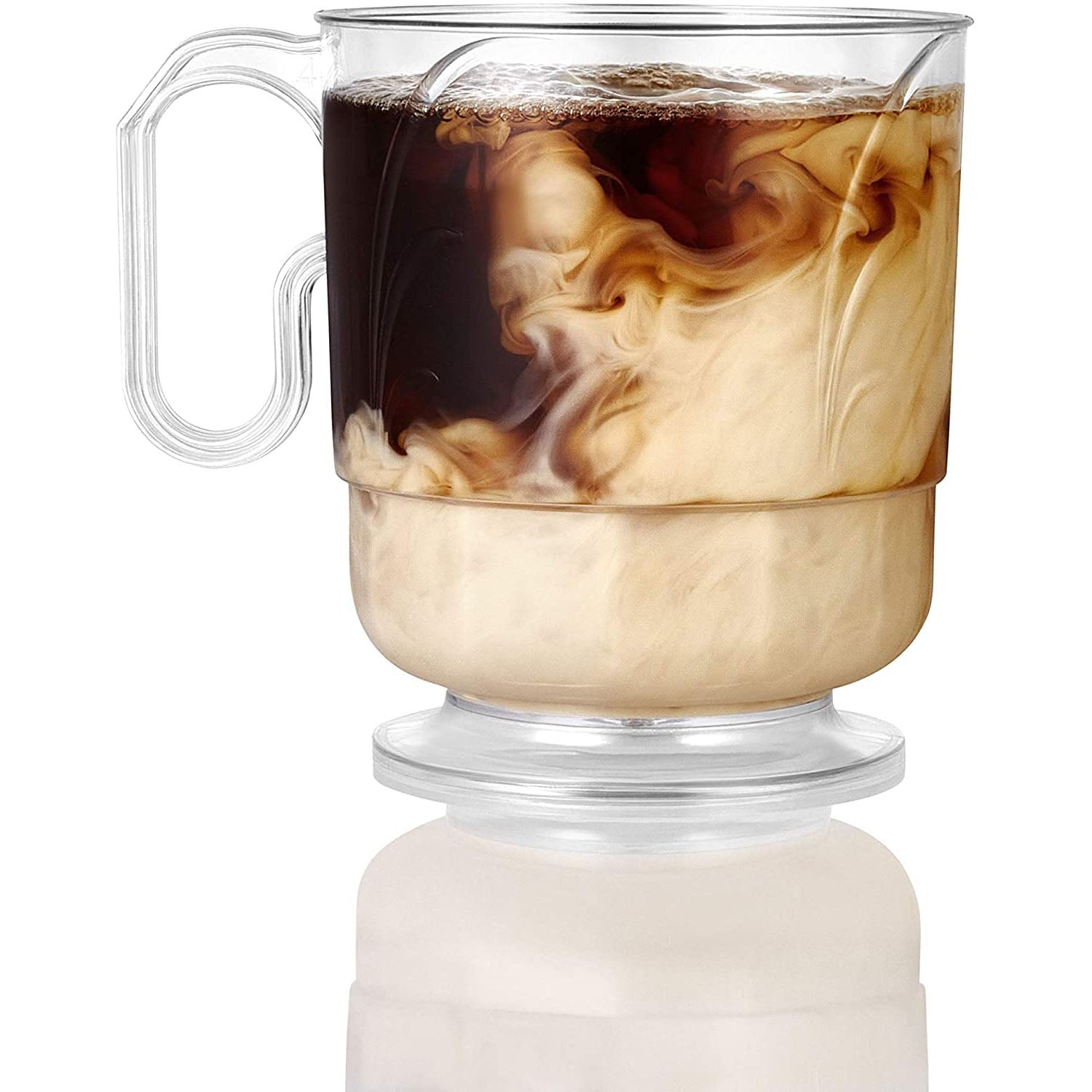 Mug 8 oz Elegance Clear Coffee - Image 3