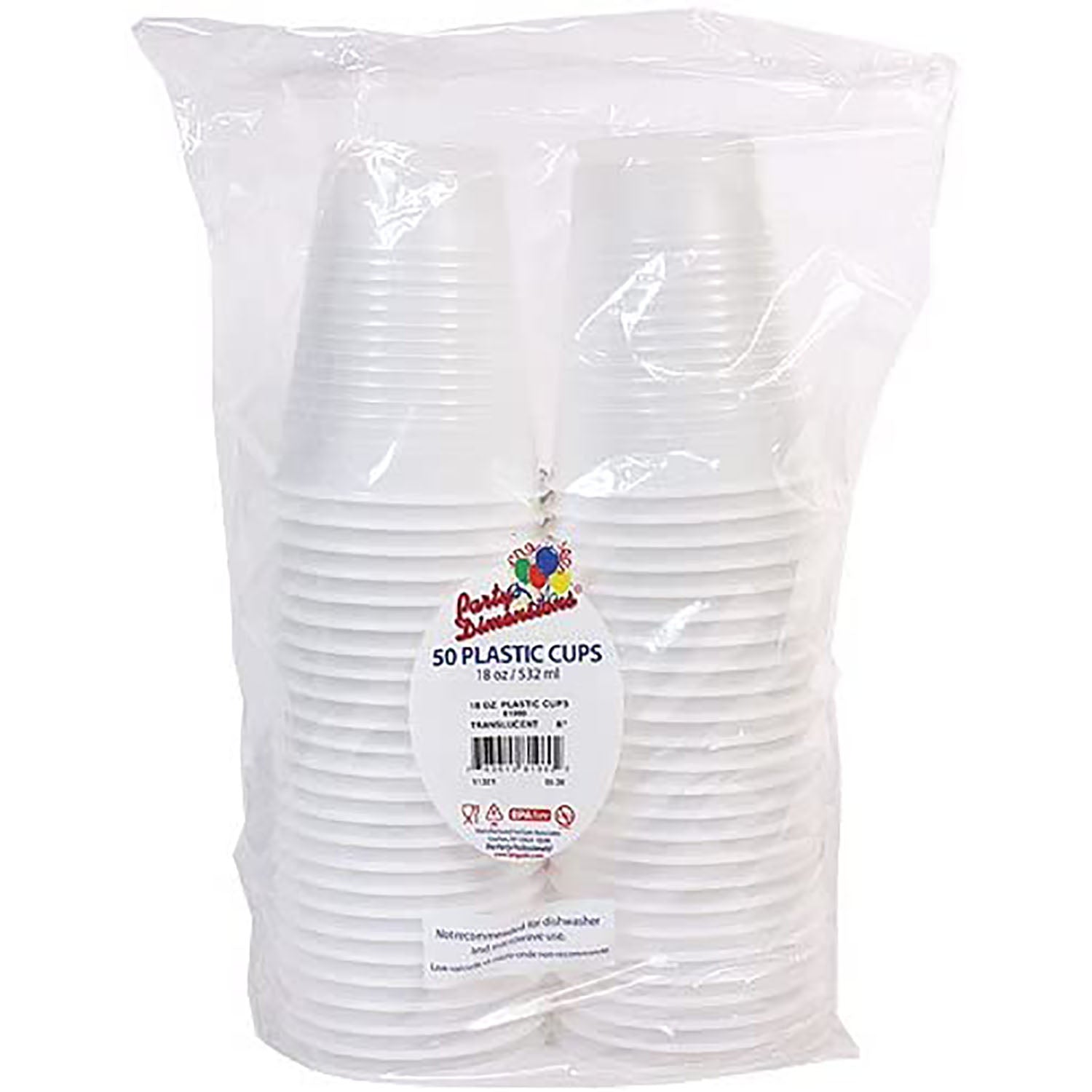 Translucent Plastic Cup 18 oz - Image 4