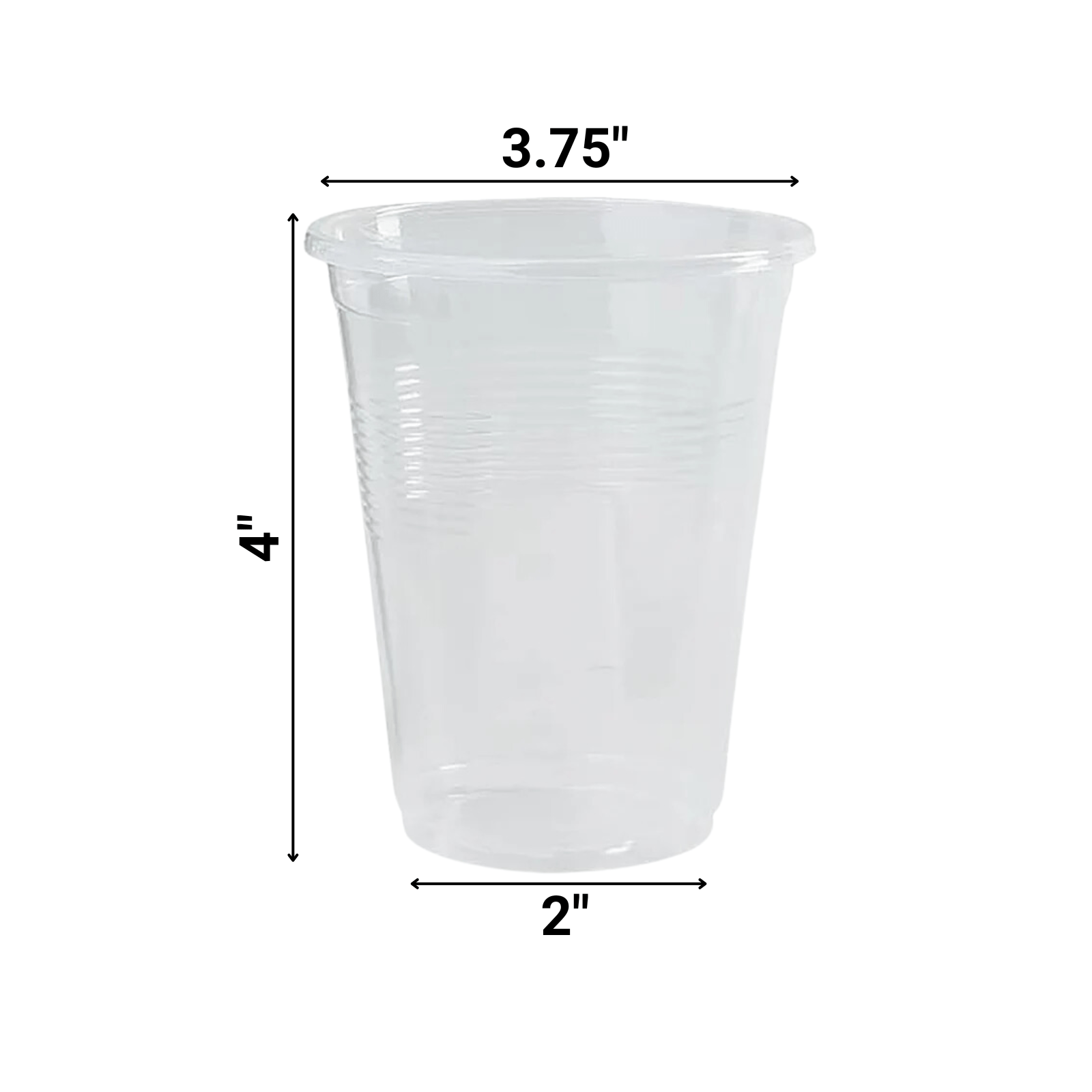Translucent Plastic Cup 12 oz - Image 2