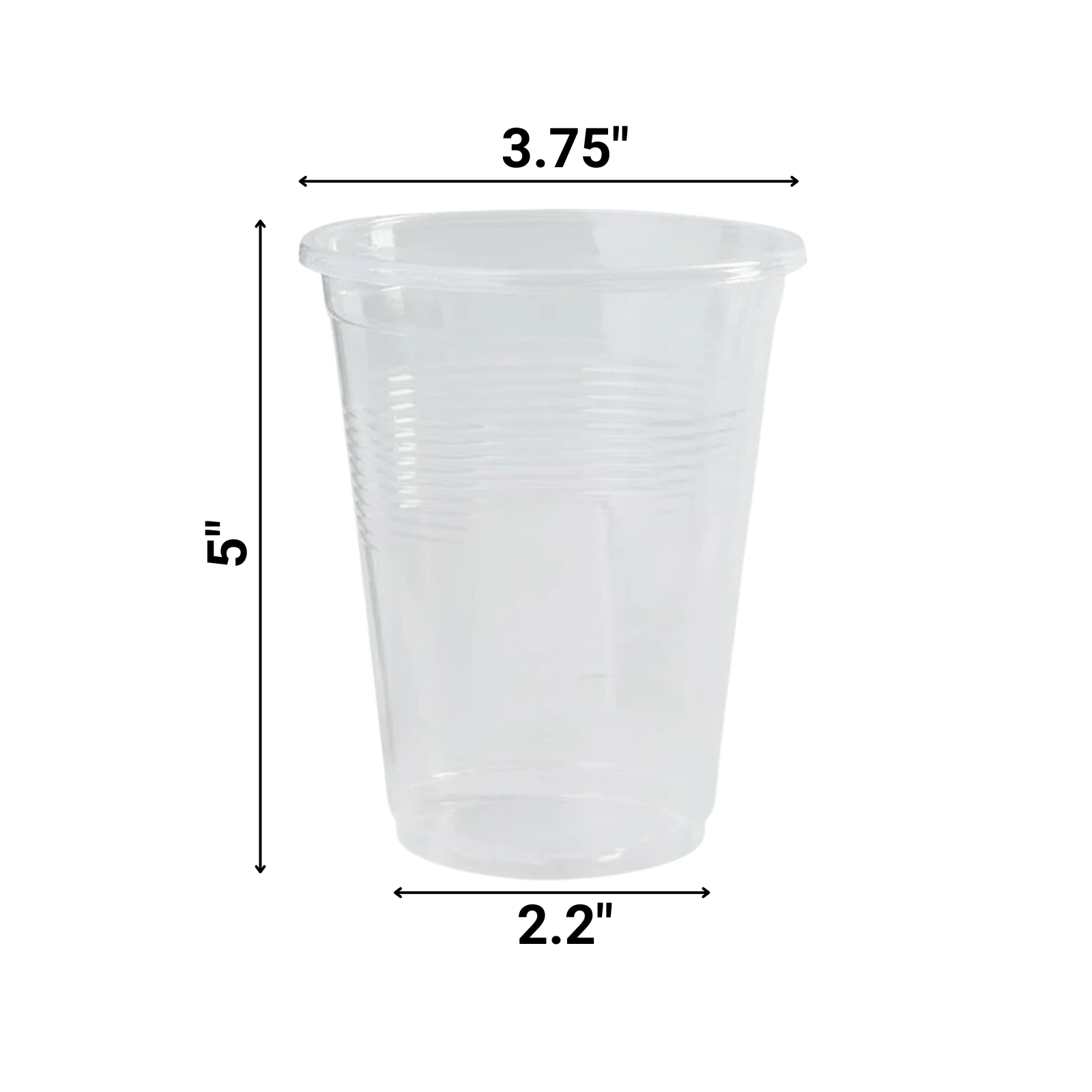 Nicole Home Collection Soft Cup Clear 16 oz - Image 2