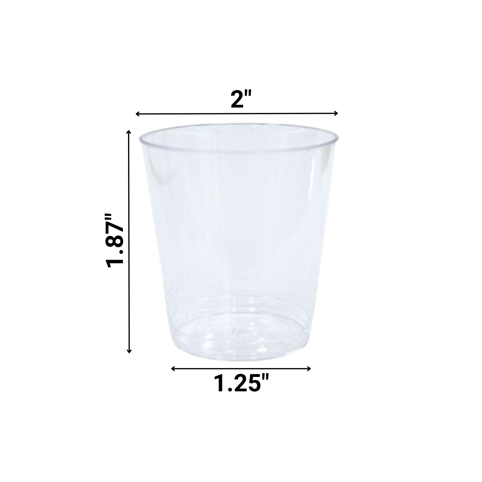 Plastic Shot Cups 2oz. - Image 2