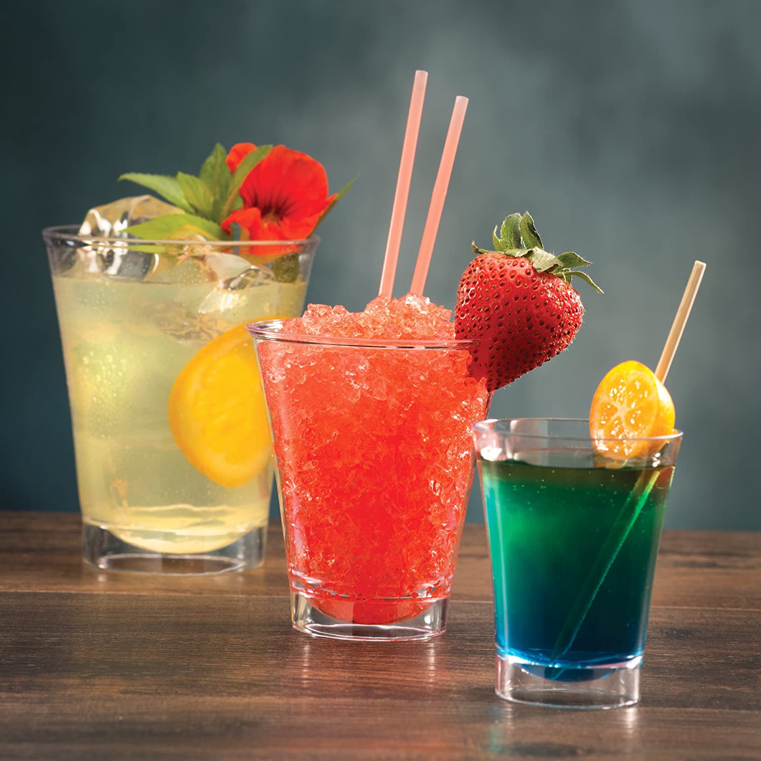 Clear XTRA HEAVY WEIGHT Plastic Double Shot Cup 5 oz - Image 5