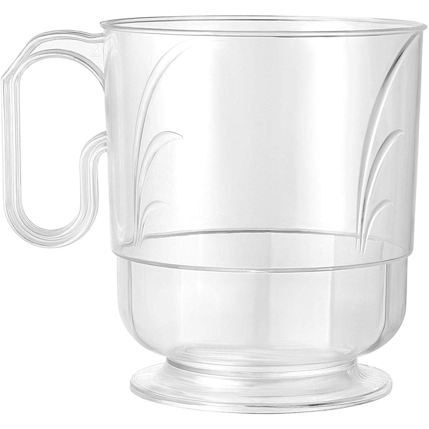 Mug 8 oz Elegance Clear Coffee